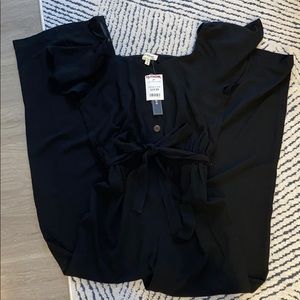 black jumpsuit